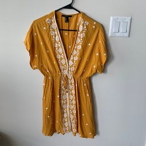 Embroidered floral dress